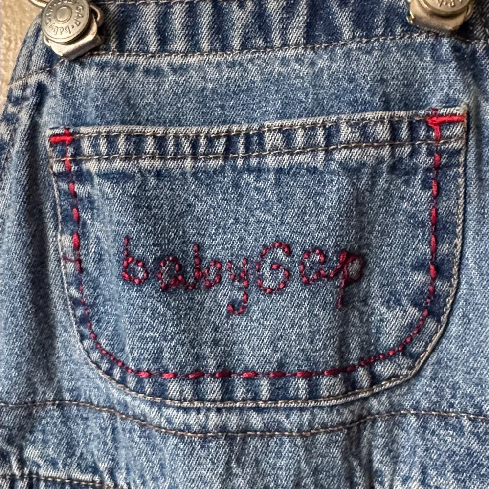 Vintage GAP Baby Blue Denim Overalls